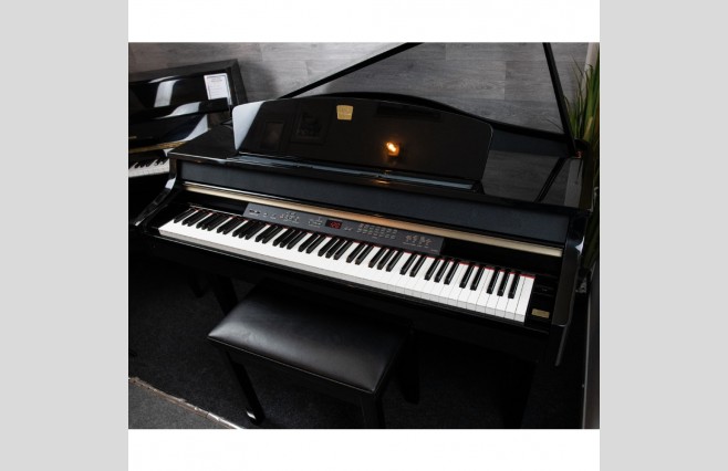 Used Yamaha CLP265GP Polished Ebony Digital Piano Complete Package (SN:GBRCNX01048) - Image 6